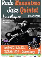 Fête de la musique - Rado Manantsoa Jazz Quintet en concert à l'Océan 501 Salamazay Tamatave