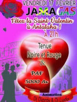 Fêtez la saint-valentin - Discothèque Jamagas Antalaha‍
