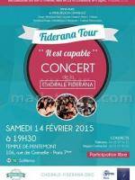 Fiderana Tour - Concert de la chorale Fiderana à Chauchat