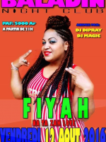 Fiyah en concert au Baladin Night Club