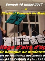 Florilège d'airs d'opéra du baroque au moderne - IFM - Institut Français de Madagascar‍