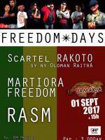 Freedoms day avec Rasm, Martiora Freedom, Scartel au Jamaica By Pass