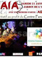 Gaia en concert caritatif au profit du centre Fanovozantsoa AF - Alliance Française de Mahajanga‍