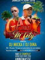 Gasy M'Fety animé par Dj Micka & Dj Dina - Bar Le Chantilly Annemasse
