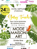 Gasy Touch - expo vente épthémère de créateurs locaux Vita gasy Maison mode art - Neptune Toamasina‍