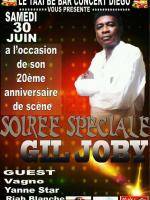 Gil joby poisson d'or en concert Taxi Be Diégo