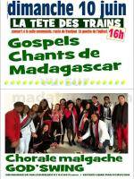 God Swing‍ en concert La Tête des Trains - Café Musique de Tousson‍