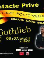 Gothlieb - Spectacle Privé Délire Politique Kharma sous Drap au CCESCA
