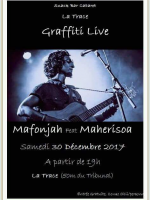 Graffiti live avec Mafonja‍ & Maherisoa - La Trace