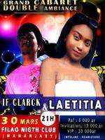 Grand cabaret double ambiance If Clarck & Laetitia Filao Club Mananjary