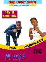 Grand cabaret tropical Le Glacier Analakely avec Meo & Justin Pilipily