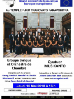 Grand concert de la musique baroque européenne - FJKM Tranovato Faravohitra‍