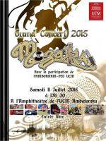Grand concert 2015 Mozaika avec la participation de l'Amboaram-peo UCM à l'Amphithéâtre UCM Ambatoroka