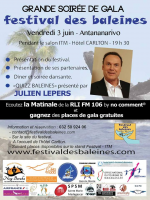 Grande soirée de Gala - festival des baleines Hotel Carlton