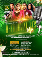 Grande soirée des retrouvailles - Henri Walawala‍  Larissa‍ Hazolahy‍ - Coteaux du Lyonnais Brignais