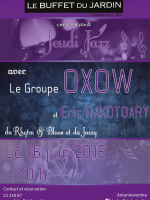 Groupe Oxow & Eric Rakotoary - Jeudi Jazz au Buffet du Jardin