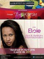 Groupe Tandem avec Elsie Soul & variétés internationales au Buffet du Jardin Antaninarenina