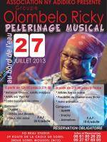 Barbecue, bivouac, Sakafo Malagasy, Artiste live plein air...
Quelques vidéos de Olombelo Ricky
[