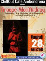 Groupe Vilon'Androy au Chillout Café Ambondrona
Quelques vidéos de Vilon'Androy
[videos artiste=