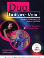Guitare-voix - Sandrine Rajaofetra‍ & Benkheli Ratri‍ - Café Du Musée De La Photo Anjohy‍