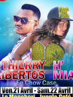 H'Mia‍ & Thierry Libertos‍ en show case - Restaurant Le Mon Chéri‍