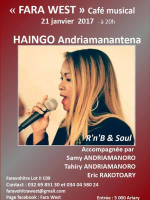 Haingo Andriamanantena‍ en concert au Fara West Faravohitra‍