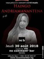 Haingo Andriamanantena en concert No Comment Bar Isoraka