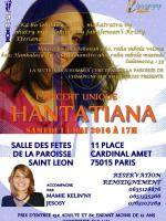 Hantatiana en concert Salle des fêtes de la paroisse Saint-Léon