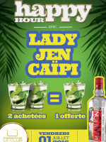 Happy hour avec Lady Jen Caïpi - Le Club Antanimena
