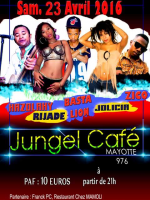 Hazolahy, Basta Lion, Rijade, Jolicia et Zicoau Jungel Café Mayotte