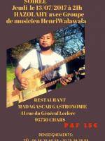 Hazolahy & Henri Walawala en concert Café Bar Restaurant de la gare Chars