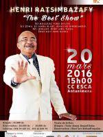 Henri Ratsimbazafy "The Best show" au CCESCA