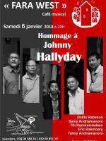 Hommage à Johnny Halliday Fara West Faravohitra avec Datita Rabeson, Samy Andriamanoro, Titi Razakamiadana, Eric Rakotoary, Tahiry Andriamanoro