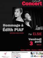 Hommage à Edith Piaf suivie d'une scène ouverte par Elsie à l'Alliance Française d'Antananarivo