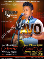 Ny Avo - Tour voky fitahiana - cabaret concert live Arotel Antsirabe, Kamafa Vatofotsy