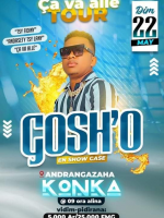 Gosh'O en Showcase - Konka Andrangazaha
