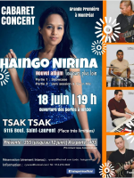Haingo Nirina - Showcase - Jam Session, Open Mic - Tsak Tsak Montréal
