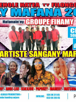 Diner/Soirée dansant(e) - Fihamy - Salala - Mihaja I Androy - Ange-lah - Kakajoh  - Papouzy  - Matsubara - Rabaza - Nhodas - CEMES Soanierana