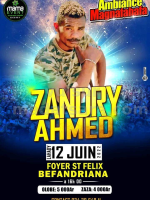 Mama Events organise Zandry Ahmed - Showcase - Foyer St Felix Befandriana Avaratra