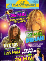 Dex KB , Didiah - Diner/Soirée dansant(e) - Discothèque Zanzibar