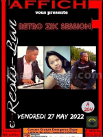 Retro zik session - Concert - Affiche Resto Bar Toamasina