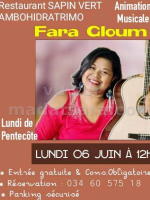 Fara Gloum - Concert - Restaurant Sapin Vert Ambohidratrimo