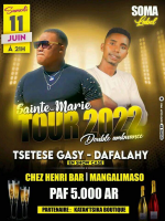 Tsetese Gasy, Dafalahy - Showcase - Bar Chez Henri Sainte Marie