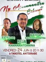 Rija ramanantoanina , Fidy Dibl , Manoa - Cabaret - Arotel Antsirabe