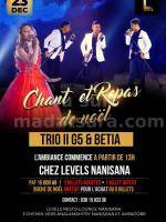 Chant et repas de Noël - Trio II G5 & Betia - Cabaret Levels Resto Lounge Nanisana