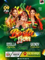 Basta Lion, Wendy, Stella Lynchia Showcase La Mairie Toamasina