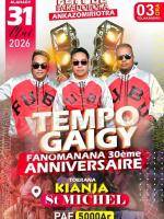 Tempo gaigy fanomanana 30ème anniversaire Showcase Kianja Saint Michel Ankazomiriotra