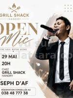 Joseph d'AF Open Mic Grill SHACK Ivandry
