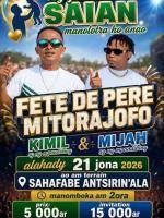 Fête des pères mitorajofo Kimil & Mijah Showcase Terrain Sahafabe Antsirin'Ala