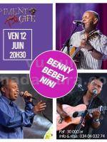 Benny, Bebey, Nini Kolibera Concert Piment Café Behoririka